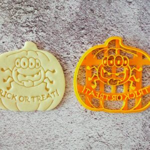 decupator aluat pastă de zahăr fondant biscuiti text personalizat dovleac păianjen halloween