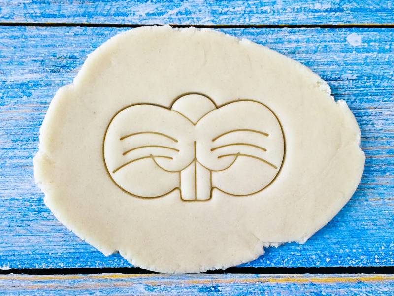 decupator aluat pastă de zahăr fondant bot iepure