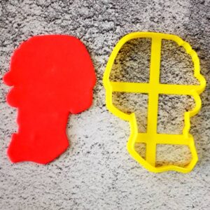 decupator aluat pastă de zahăr fondant biscuiti craniu halloween contur