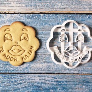 decupator aluat pastă de zahăr fondant inimă mesaj text personalizat biscuiți cadou te iubesc valentine's day ziua îndrăgostiților