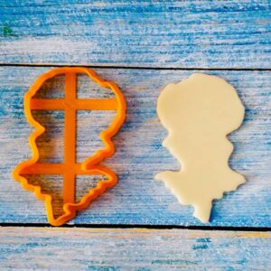 decupator aluat pastă de zahăr fondant contur floare mac