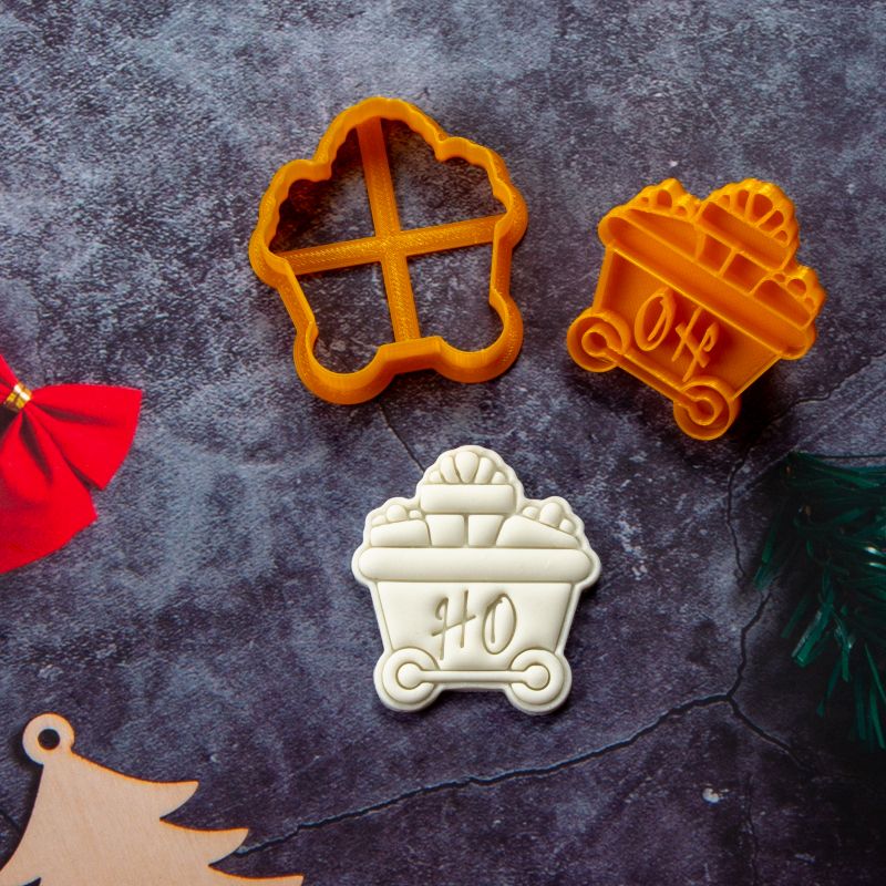 Set 6 decupatoare și ștampile "Tren Crăciun" - imagine 4