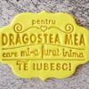 decupator aluat pastă de zahăr fondant text dragostea mea care mi-a furat inima ziua indragostitilor valentine's day