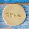 ștampilă aluat pastă de zahăr fondant text 1 martie